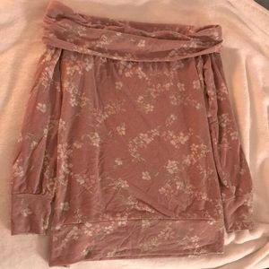 Lauren Conrad off the shoulder, 3/4 sleeve blouse